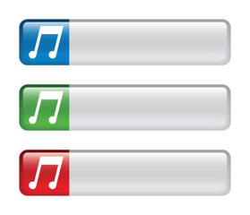 web navigation, web buttons, vector illustration