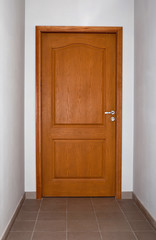 Obraz na płótnie Canvas Closed wood door