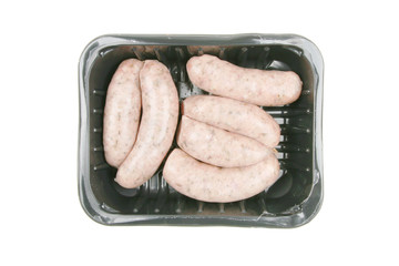 Sausages in packaging