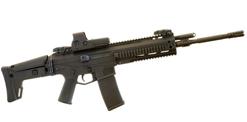Isolated assault rifle