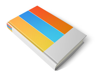 Illustration of  book on white background