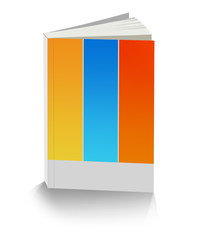 Illustration of  book on white background