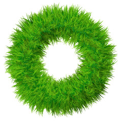 High resolution conceptual grass symbol isolated