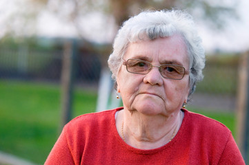 Senior woman portrait