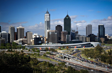 Fototapeta premium Perth Skyline