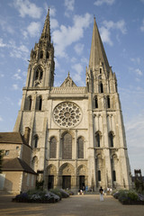 Fototapeta na wymiar Chartres Cathedral; France