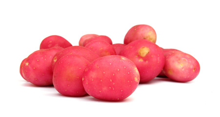 Potatoes red young