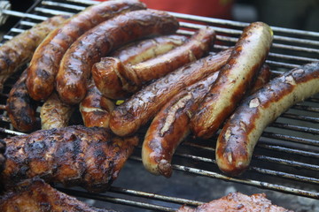 Bratwurst Haufen