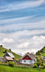 House in the mountains in Fundatica, Romania