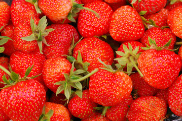 Background from strawberry