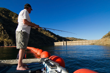 Fishing near the Dam
