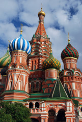 Fototapeta na wymiar Kolory Bazyli w Moskwie