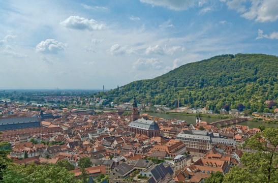 Schlossblick auf die Altstadt Heidelberg