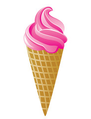 vector classic icecream cone