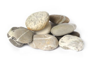 Fototapeta na wymiar Several stones isolated