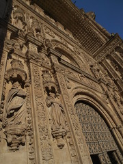 Detalle de la iglesia de San Esteban en Salamanca
