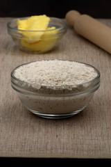 flour and butter