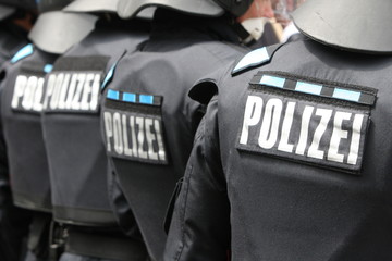 Polizeischutzkleidung