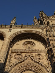 Obraz premium Detalle del pórtico de la Catedral Nueva de Salamanca