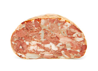 sausage prepared from swine`s entrails