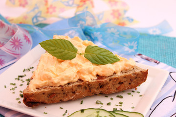 brötchen mit frischkäse