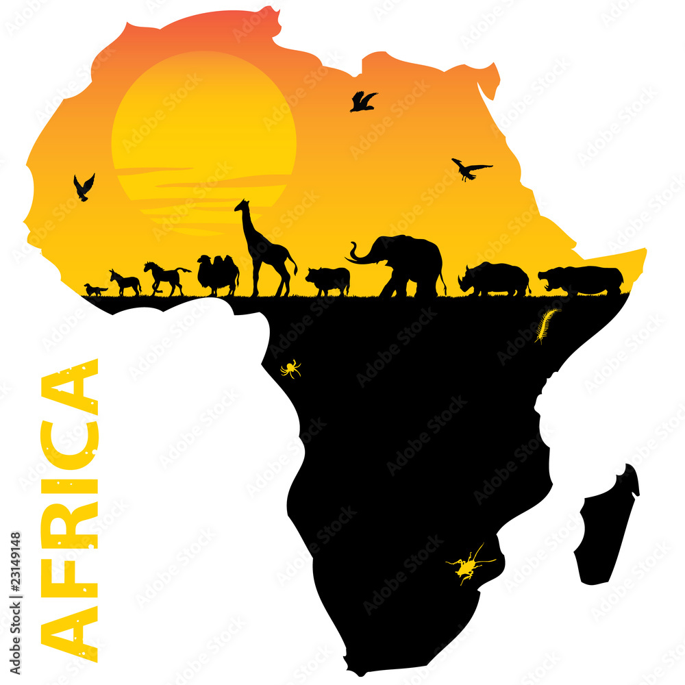 Wall mural africa