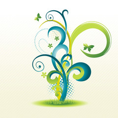 beautiful floral design