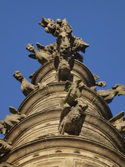 Detalle del pórtico de la Catedral Nueva de Salamanca