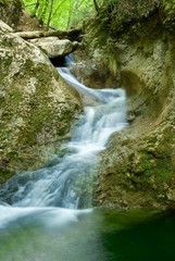Fototapeta premium water falling down