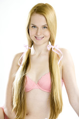 Obraz premium portrait of woman wearing underwear