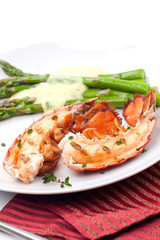 Grilled lobster tails