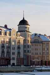 Fototapeta premium Ancient buildings in Kaliningrad