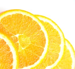 Close-up slice orange