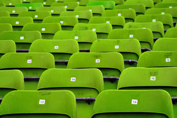 Naklejka premium Stadium Seats