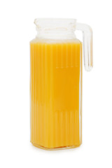 Orange juice in a decanter