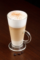Coffee Latte in a glass