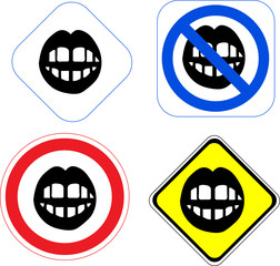 mouth vector illustration