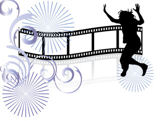 Abstrakter Filmhintergrund