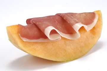 Fetta di melone con prosciutto