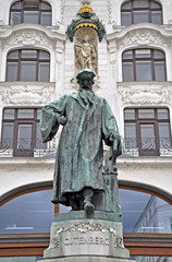 Naklejka premium Johannes guteberg Denkmal, Wien