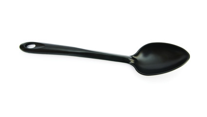 Stirring spoon isolated on the white background