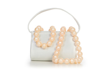 Woman bag isolated on the white background