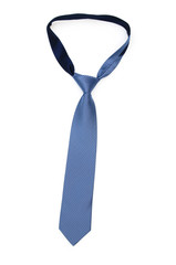 Silk tie isolated on the white background