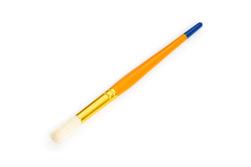 Artists brush isolated on the white background