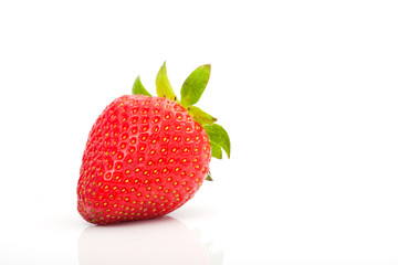 A red strawberry