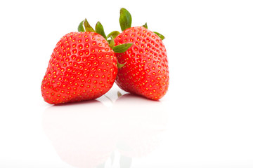 A red strawberry