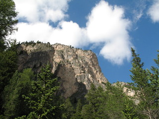 Stevia's summit under a limpid sky in Selva Gardena