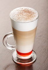Coffee Latte in a glass