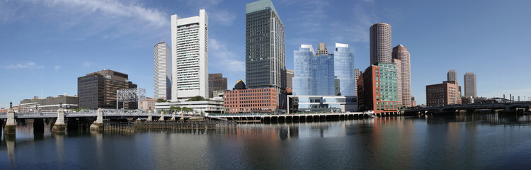 boston harbor skyline panorama