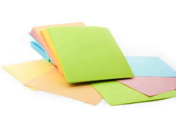 stack of colorful stickers